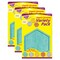 Trend Enterprises I Heart Metal Hexagons Classic Accents Variety Pack, 36 Pieces, PK3 T10643 - alternate 1